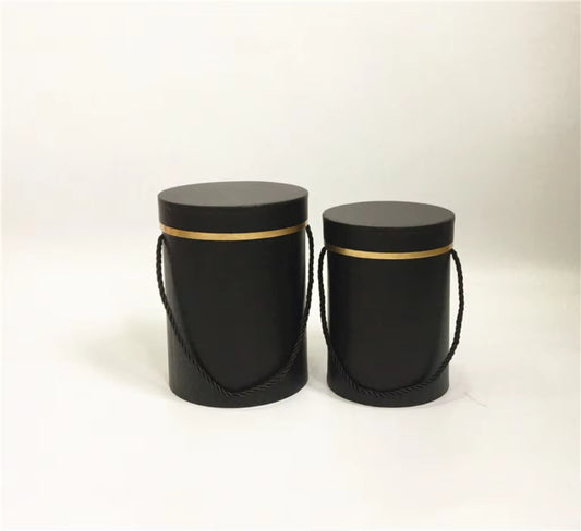 Set de 2 Cajas Circulares Premium