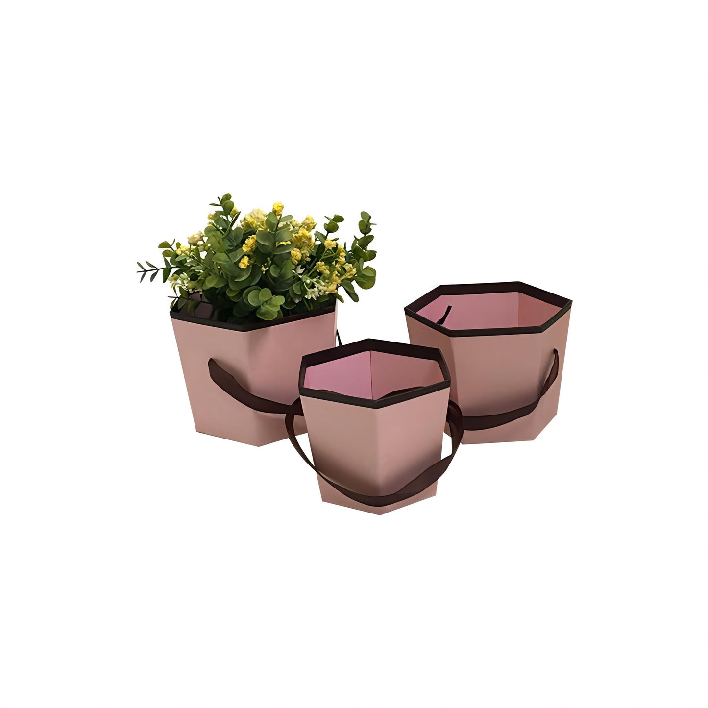 Set de 3 Cajitas Hexagonales