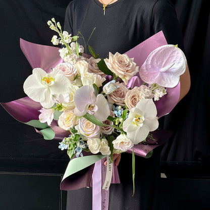 Papel Coreano Modelo "Bicolor Platinado" 💐