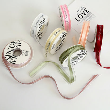 Cinta Modelo "Best Wishes" 2.5 cm