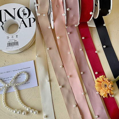 Cinta con Perlas 2.5 cm * 5Y