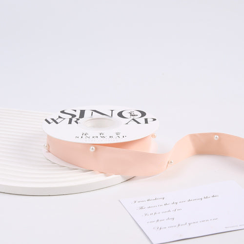 Cinta con Perlas 2.5 cm * 5Y