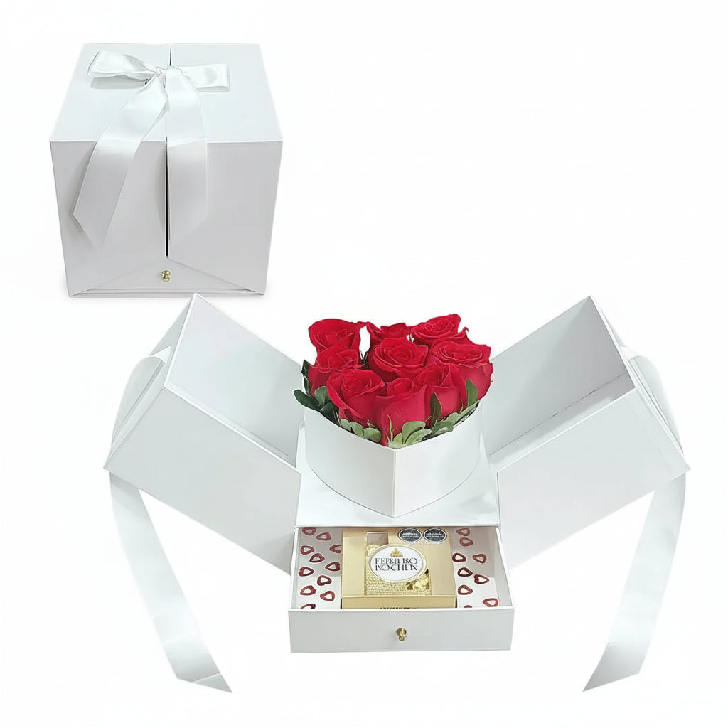 Caja Sorpresa "Forma de Corazon" con Gaveta