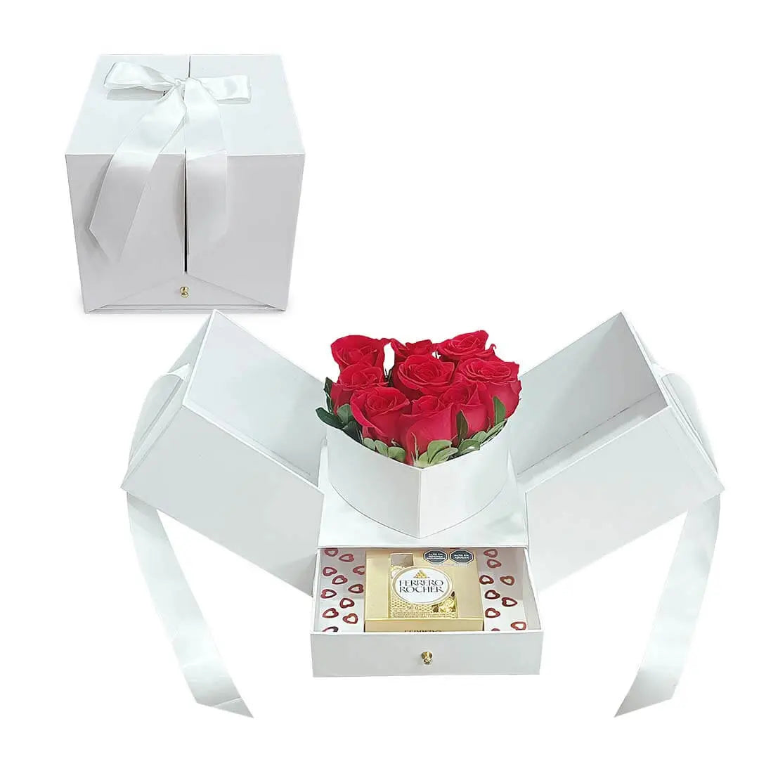 Caja Sorpresa "Forma de Corazon" con Gaveta