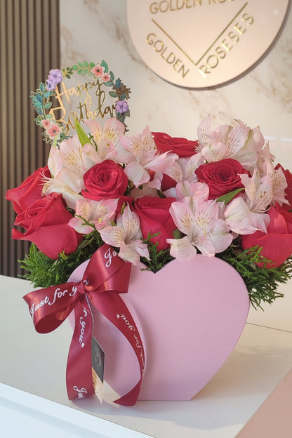 Caja de Corazón Velvet 🌸✨