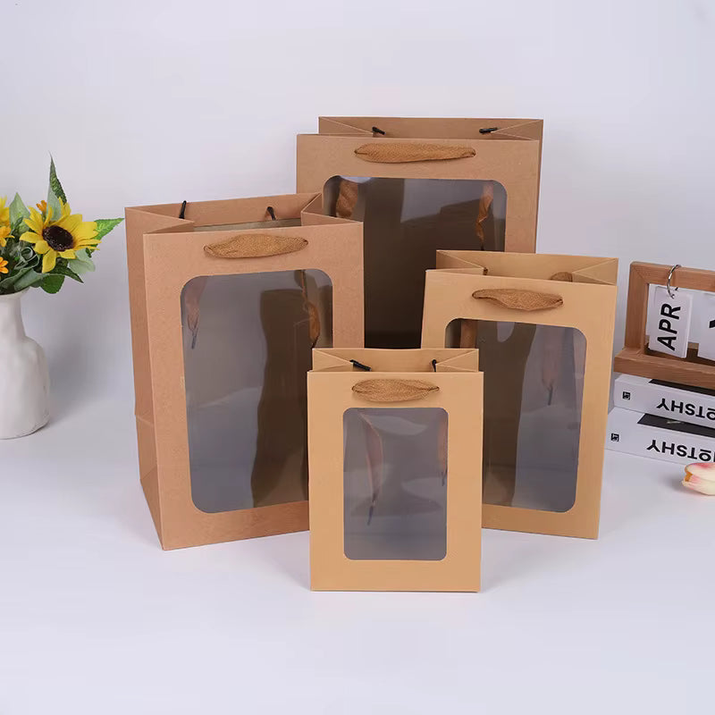 Bolsa de Regalo con Ventana Kraft 🛍️