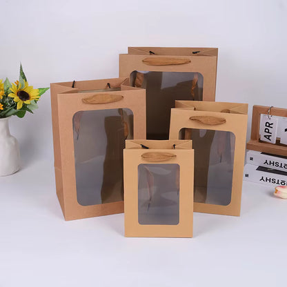 Bolsa de Regalo con Ventana Kraft 🛍️