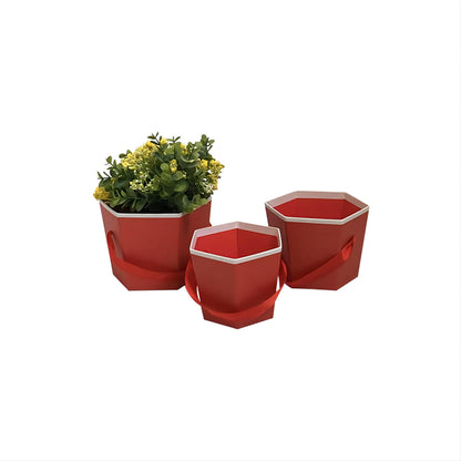 Set de 3 Cajitas Hexagonales