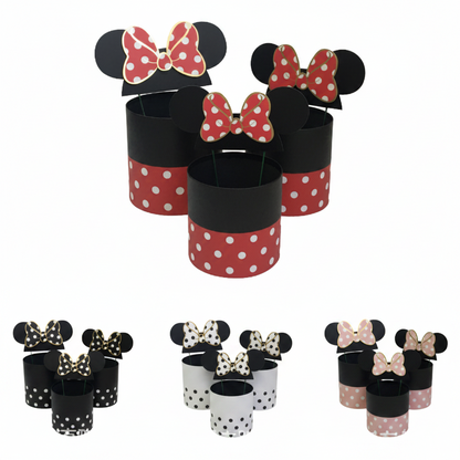 Set de 3 Cajas Circulares Minnie🎀
