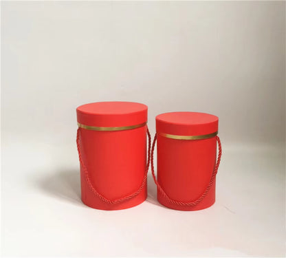 Set de 2 Cajas Circulares Premium