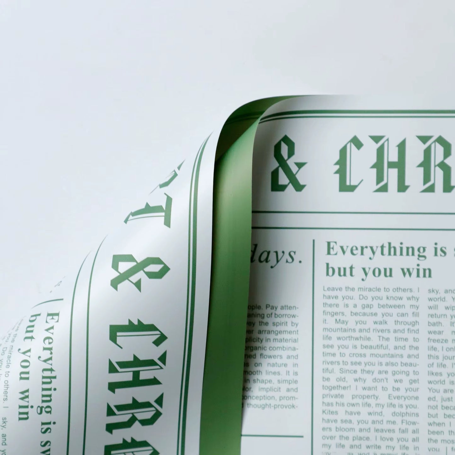 Papel Coreano "Periódico"