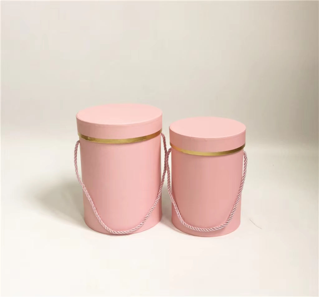 Set de 2 Cajas Circulares Premium