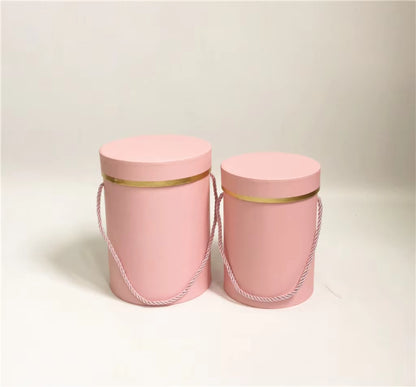 Set de 2 Cajas Circulares Premium