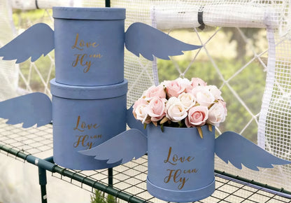 Set de 3 Cajas con Alas "Fly Love"