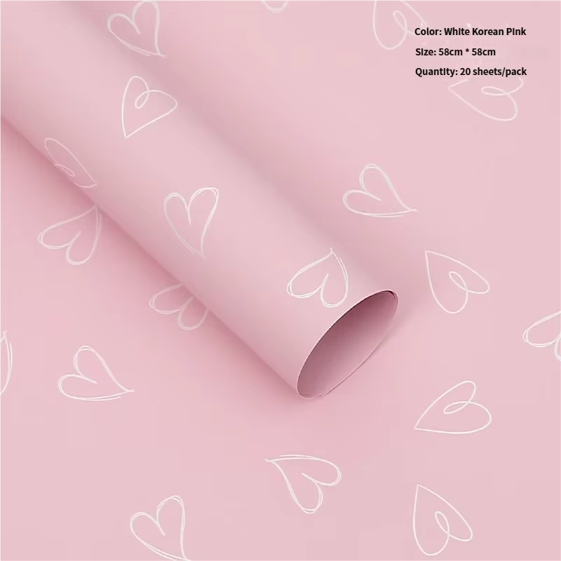 Papel Coreano Modelo "Corazoncitos" 💖✨