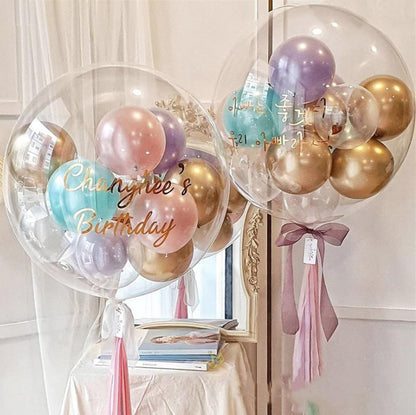 Globo Burbujas 18, 20, 22 y 24 pulgadas