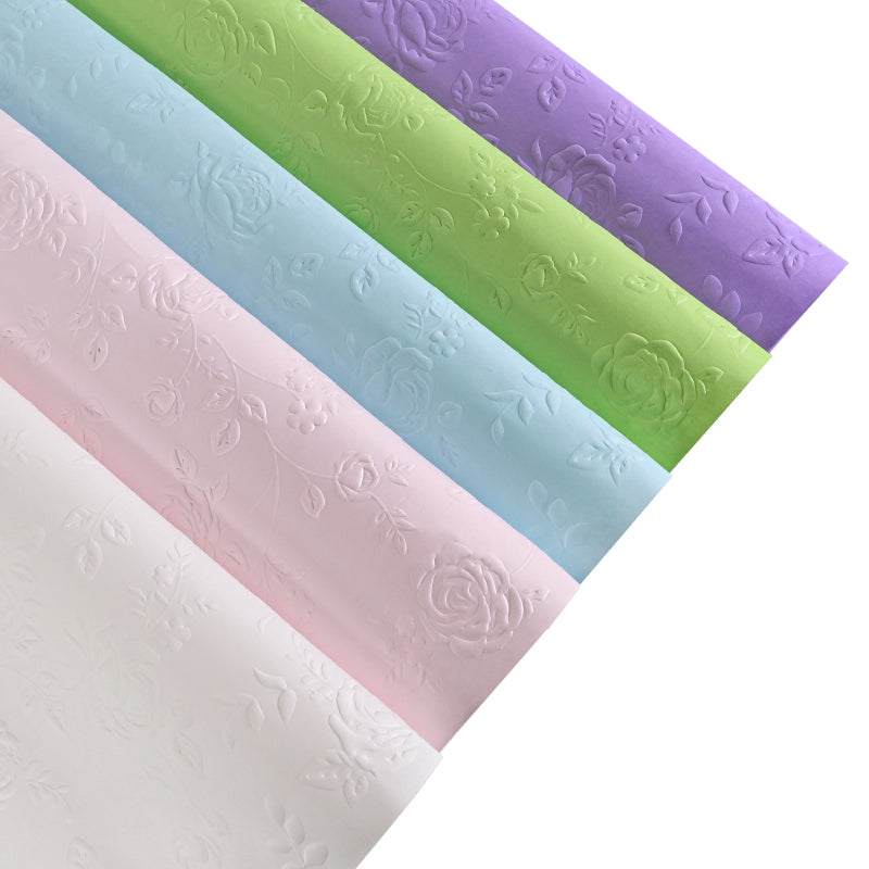 Papel Coreano "Relieve de Rosas"