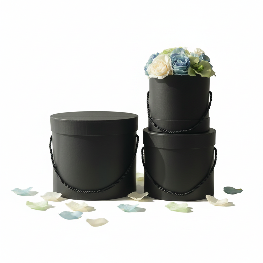 Set de 3 Cajas Circulares
