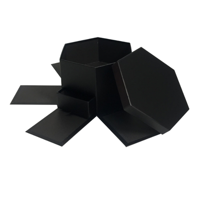 Caja Sorpresa "Hexagonal" con Gaveta