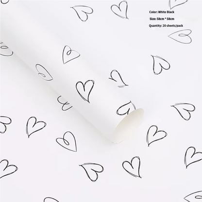 Papel Coreano Modelo "Corazoncitos" 💖✨