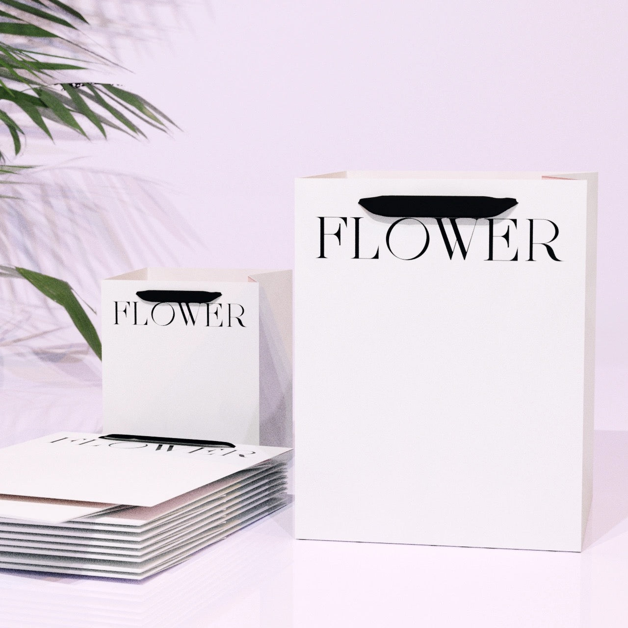Bolsa para Flores Premium Blanca "FLOWER" 🛍️