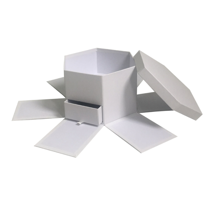 Caja Sorpresa "Hexagonal" con Gaveta