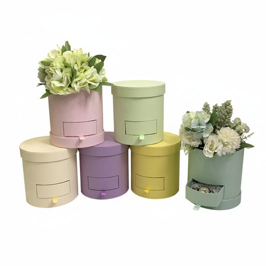 Caja Circular con Gaveta Secreta 🎁