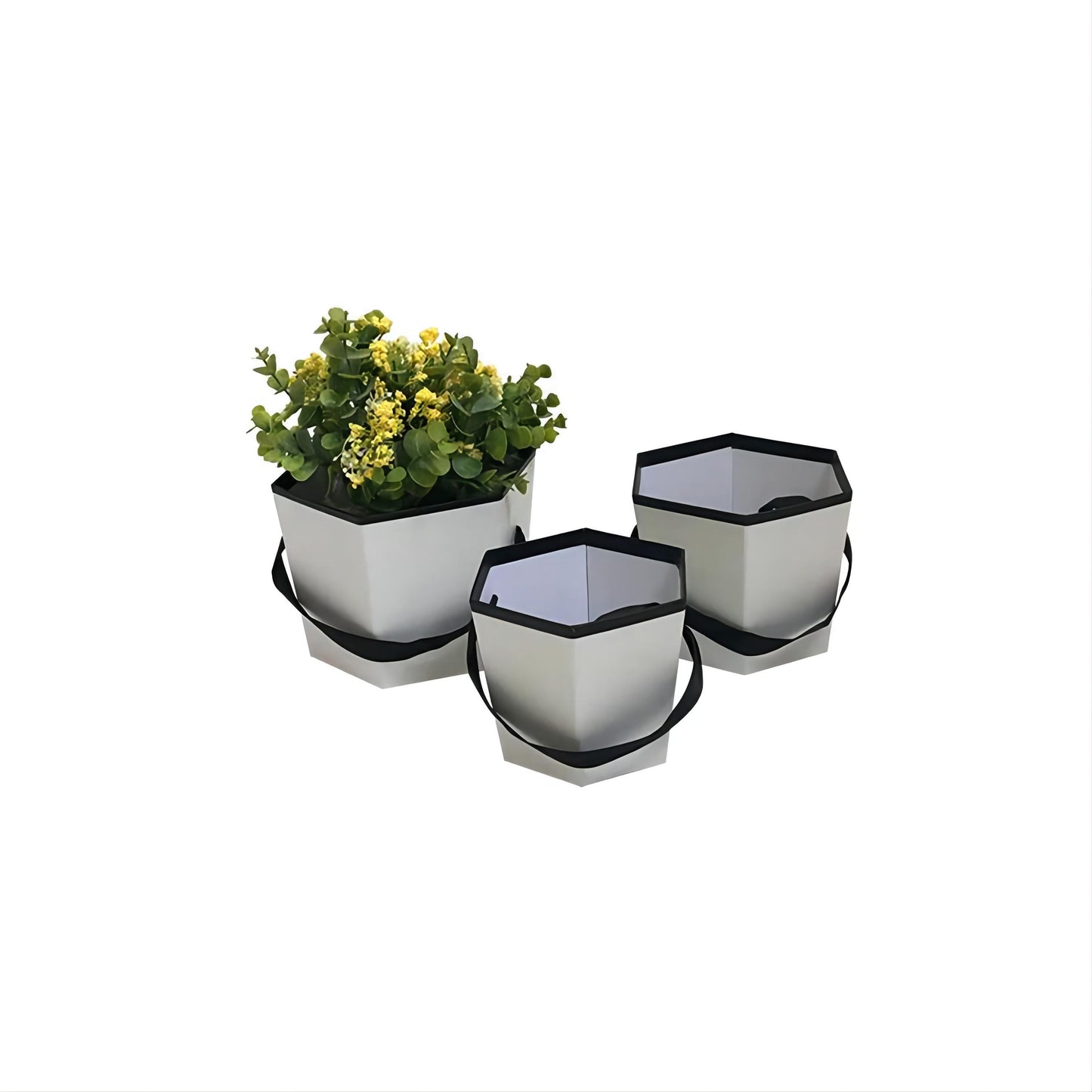 Set de 3 Cajitas Hexagonales