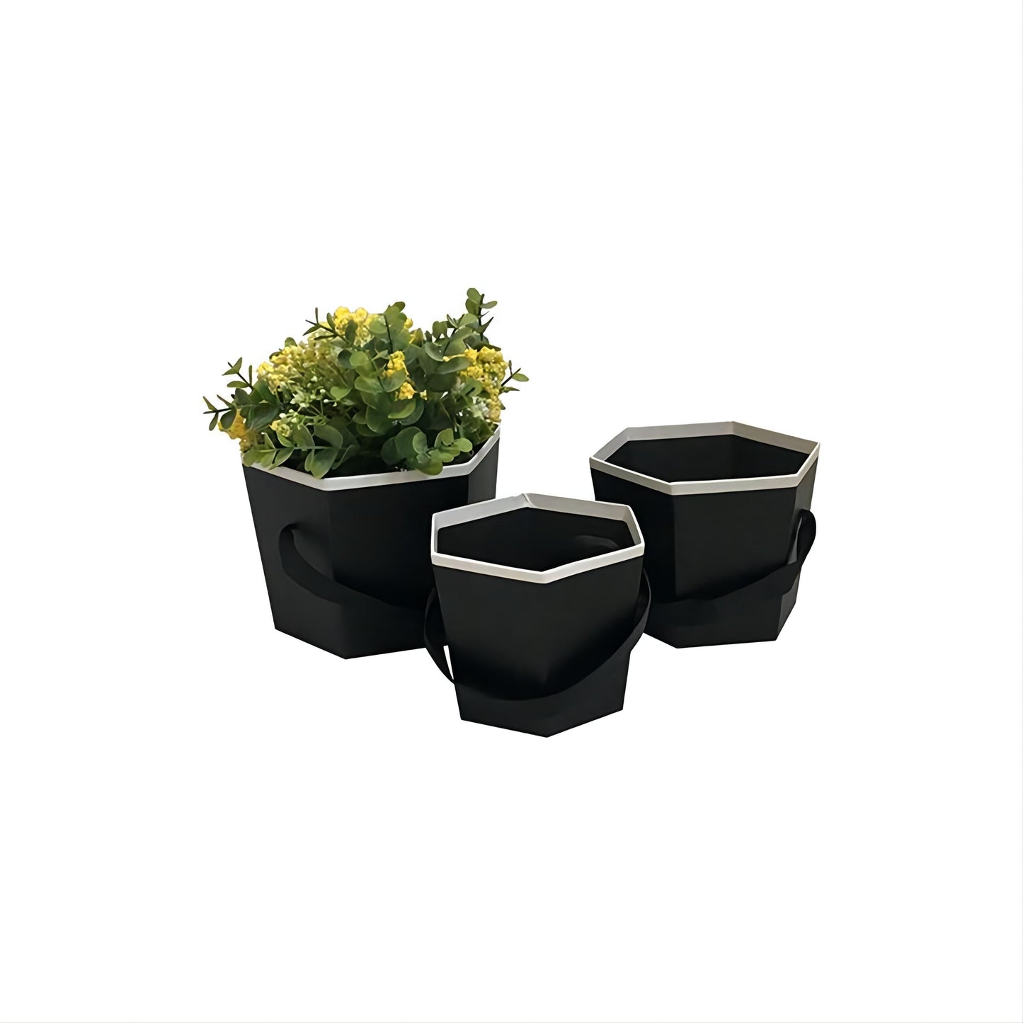 Set de 3 Cajitas Hexagonales