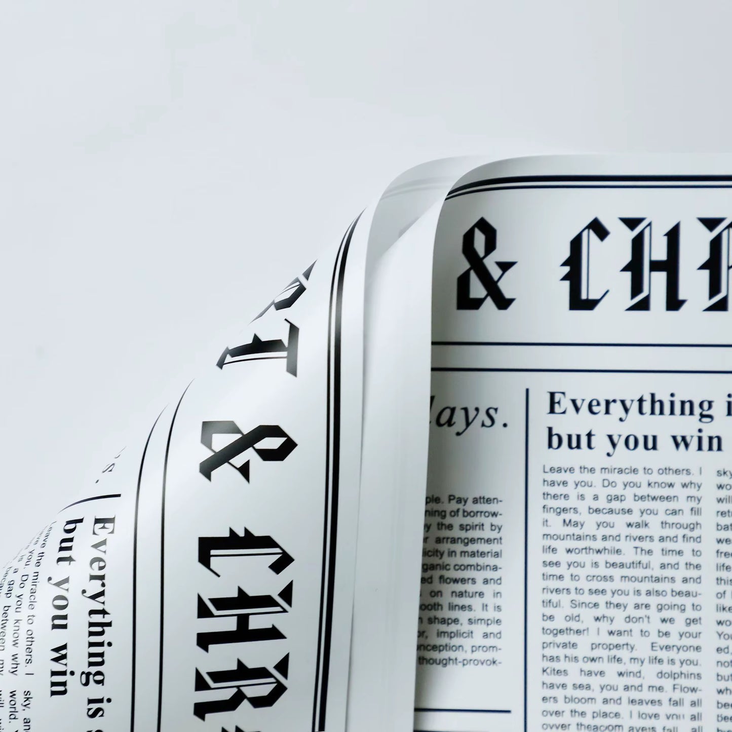 Papel Coreano "Periódico"