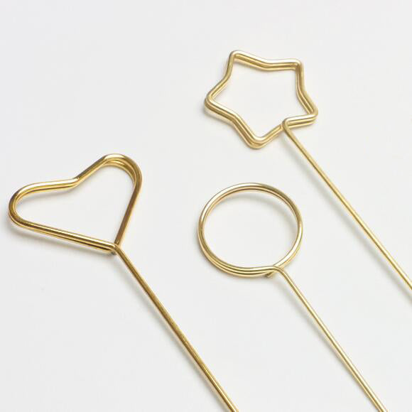 Portatarjetas de Metal Dorado 💐✨