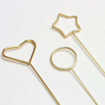 Portatarjetas de Metal Dorado 💐✨