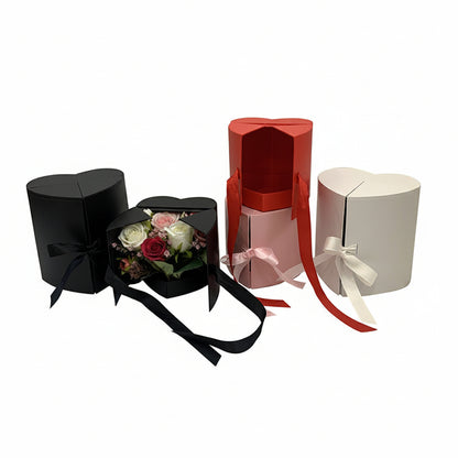 Set de 2 Caja de Corazón con Lazo