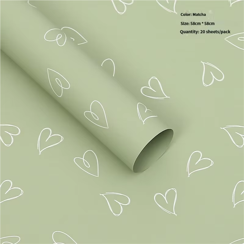 Papel Coreano Modelo "Corazoncitos" 💖✨