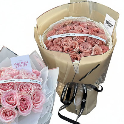 Papel Coreano Modelo "Borde Plateado"💐