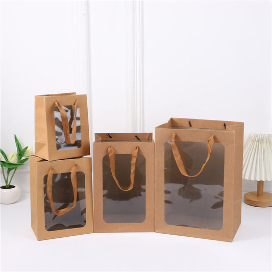 Bolsa de Regalo con Ventana Kraft 🛍️