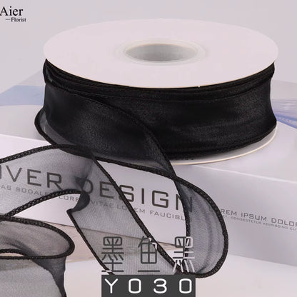Cinta de Organza / Rollo 4 cm * 9 yardas