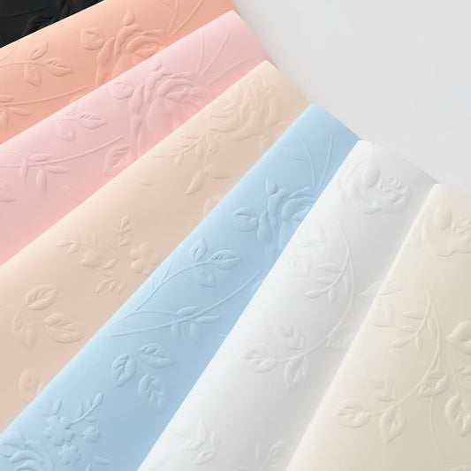 Papel Coreano "Relieve de Rosas"