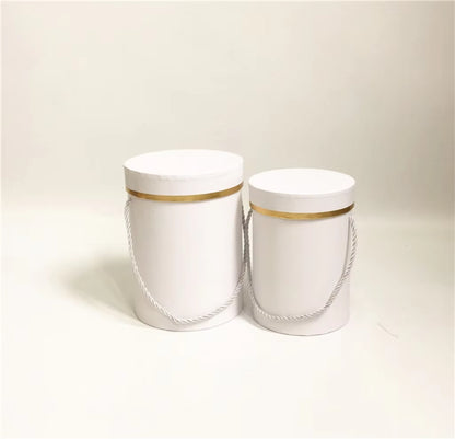 Set de 2 Cajas Circulares Premium