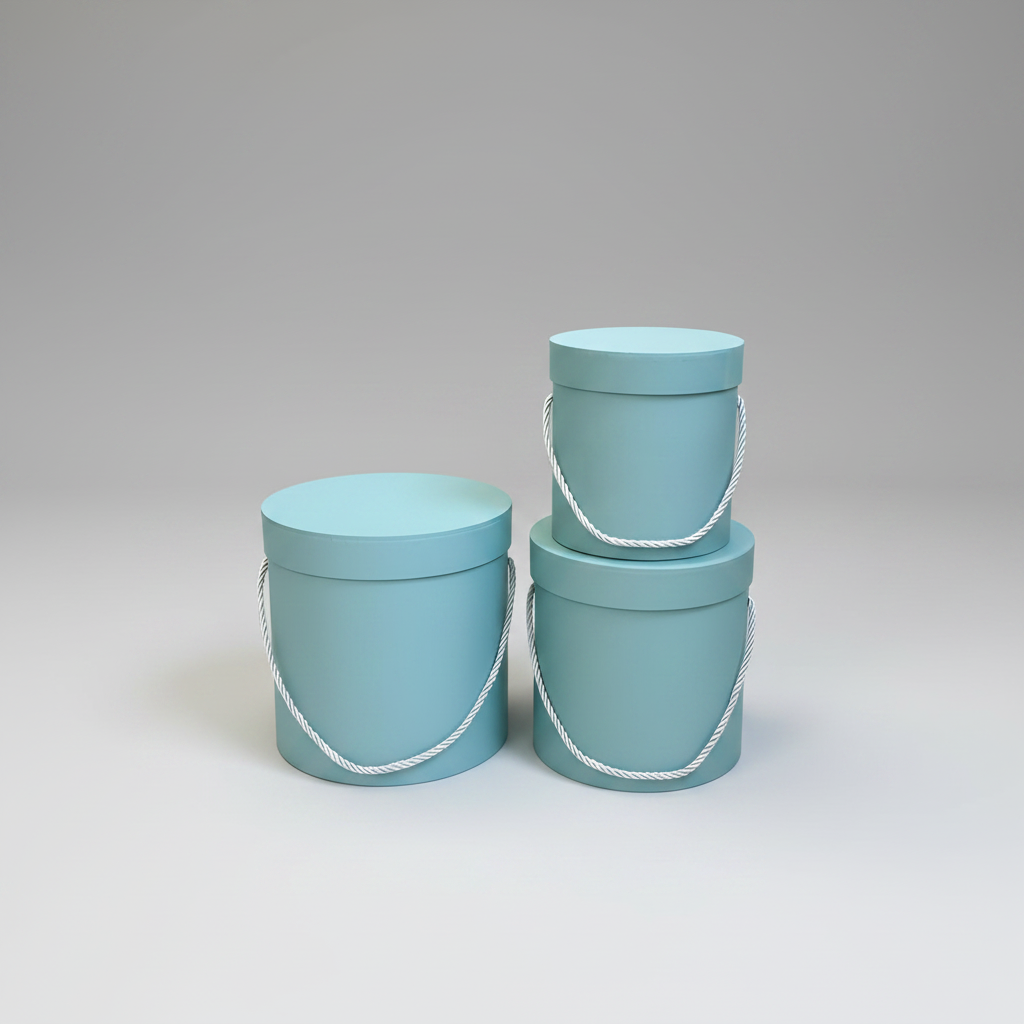 Set de 3 Cajas Circular Mediana
