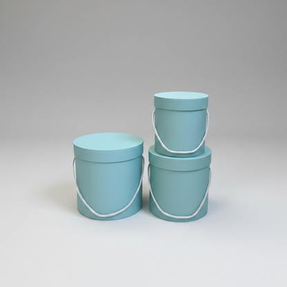 Set de 3 Cajas Circular Mediana