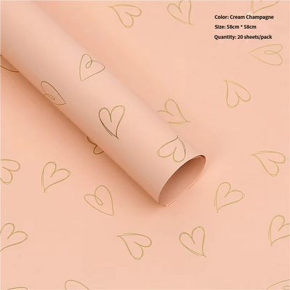 Papel Coreano Modelo "Corazoncitos" 💖✨