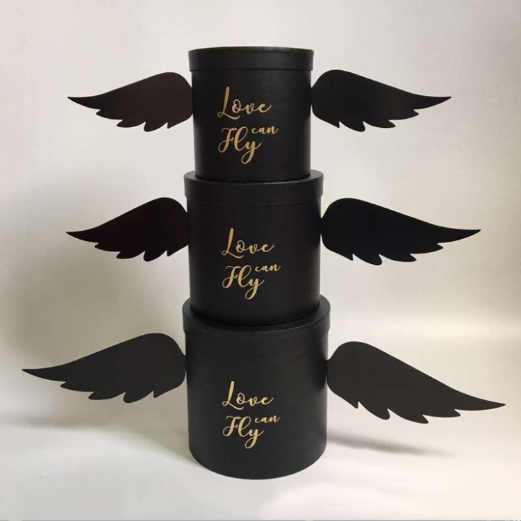 Set de 3 Cajas con Alas "Fly Love"