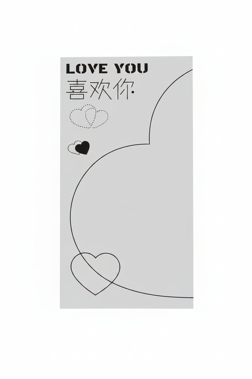 Papel Coreano Love You 💖