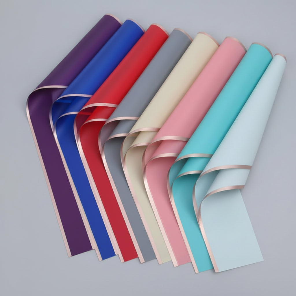 Papel Coreano Borde Dorado
