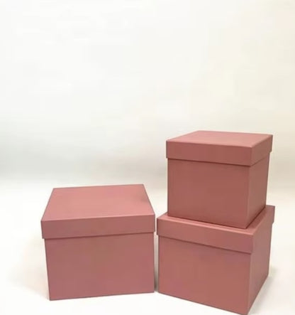 Set de 3 Cajas Cuadradas