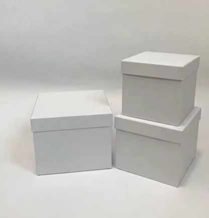 Set de 3 Cajas Cuadradas