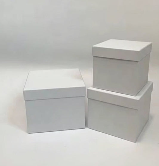 Set de 3 Cajas Cuadradas