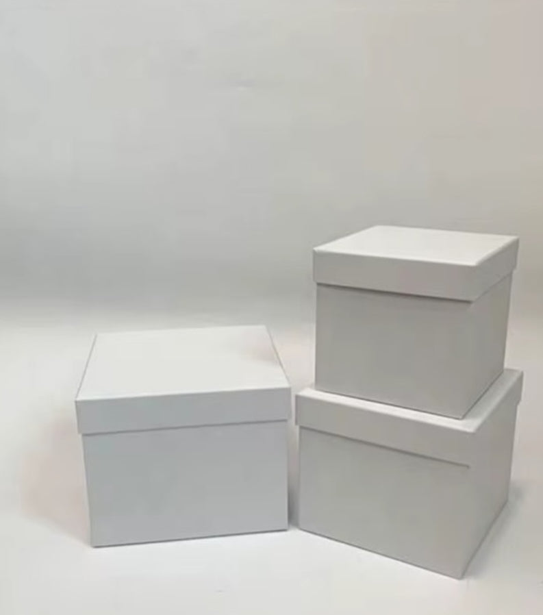 Set de 3 Cajas Cuadradas