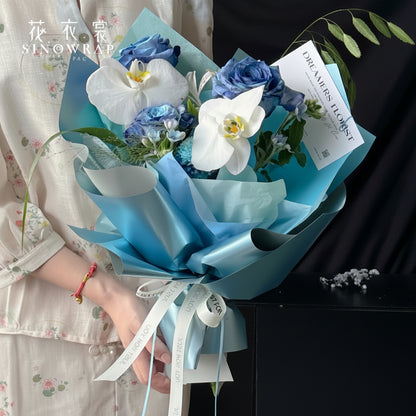 Papel Coreano Modelo "Bicolor Platinado" 💐